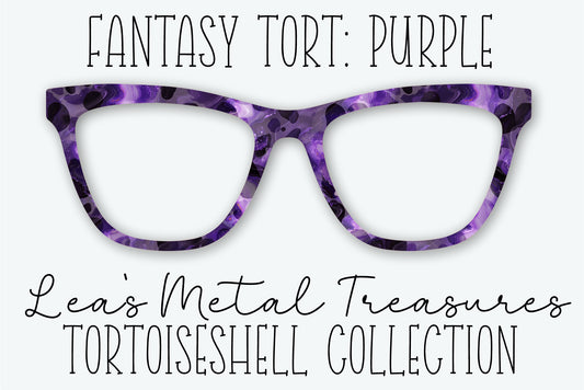Fantasy Tort Purple Eyewear Frame Toppers • JANUARY 2026 TOPPER OF THE MONTH