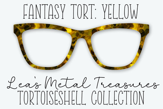 Fantasy Tort Yellow Eyewear Frame Toppers • JANUARY 2026 TOPPER OF THE MONTH