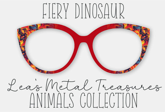 Fiery Dinosaurs • Magnetic Eyeglasses Toppers