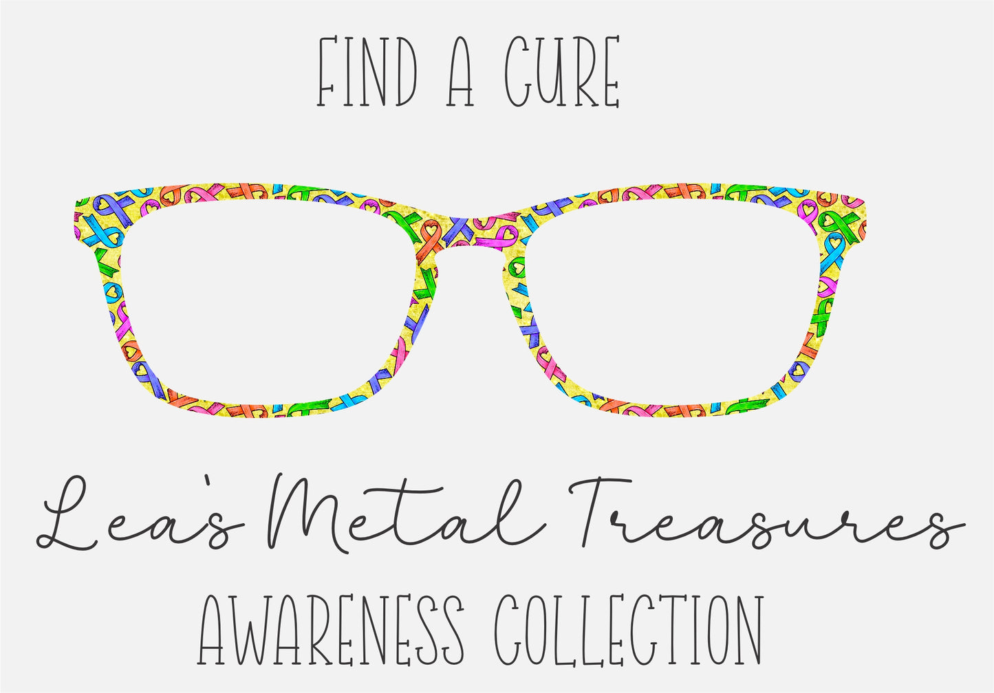 FIND A CURE Eyewear Frame Toppers COMES WITH MAGNETS