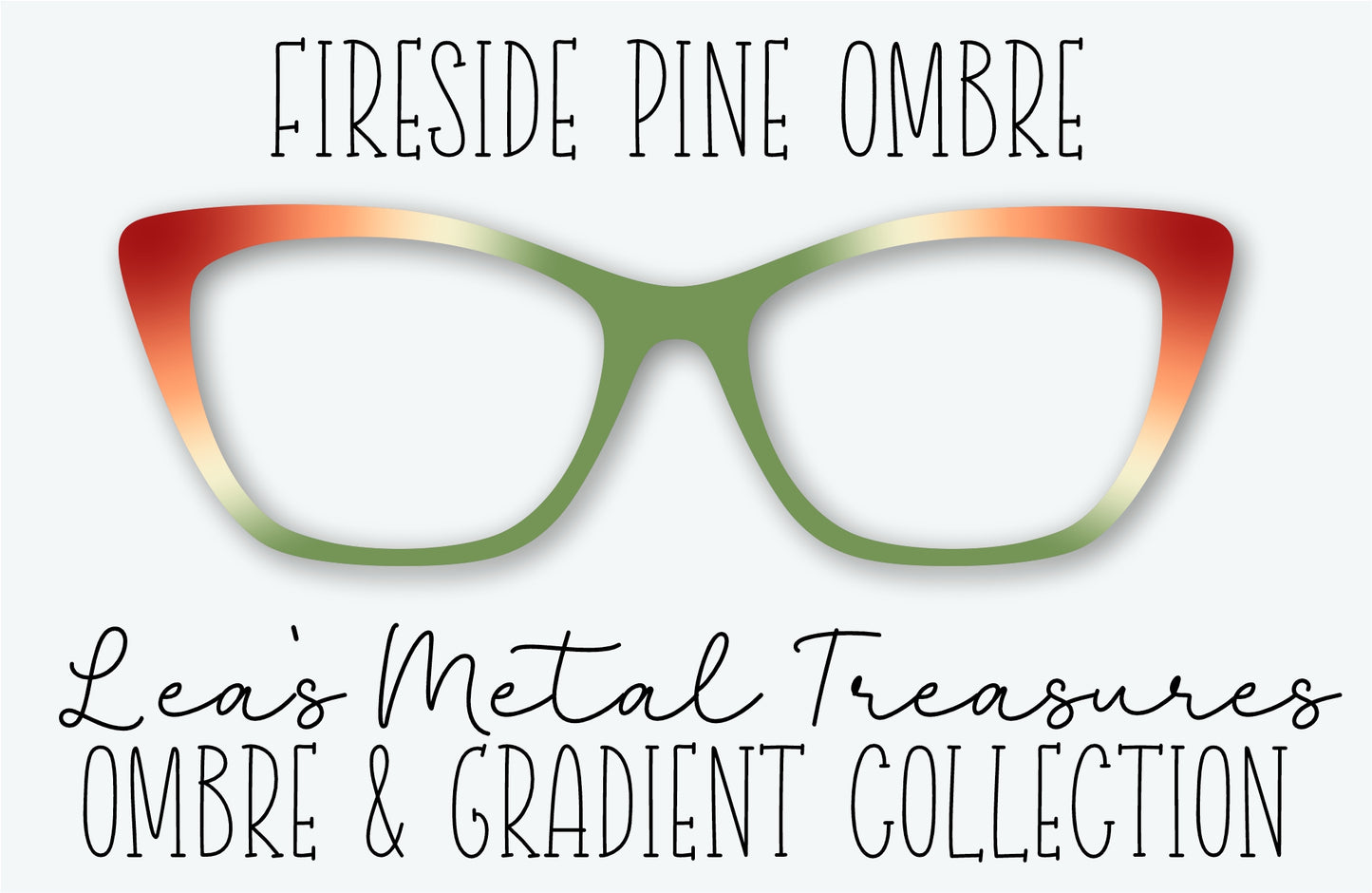 FIRESIDE PINE OMBRE Eyewear Frame Toppers