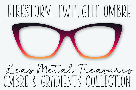 Fire Storm Twilight Ombre Eyewear Frame Toppers