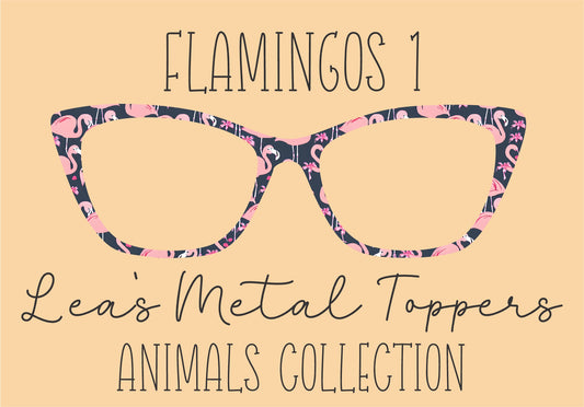 FLAMINGOS 1 Eyewear Frame Toppers COMES WITH MAGNETS