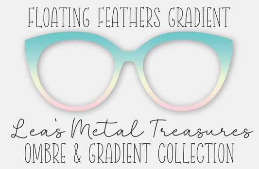 Floating Feathers Gradient Eyewear Frame Toppers