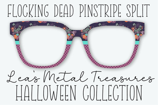 FLOCKING DEAD PINSTRIPE SPLIT Eyewear Frame Toppers