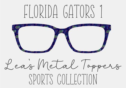 FLORIDA GATORS 1 Eyewear Frame Toppers COMES WITH MAGNETS