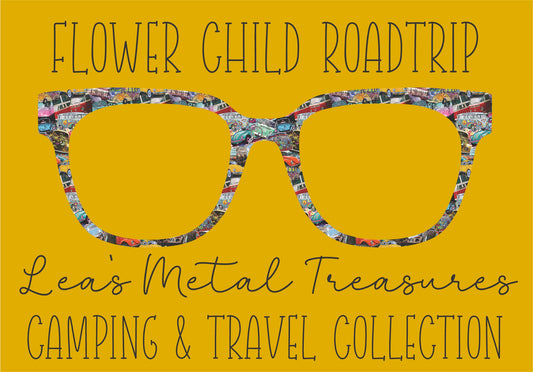 Flower Child Roadtrip Eyewear Frame Toppers COMES WITH MAGNETS