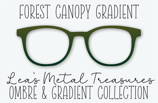 Forest Canopy Gradient Eyewear Frame Toppers