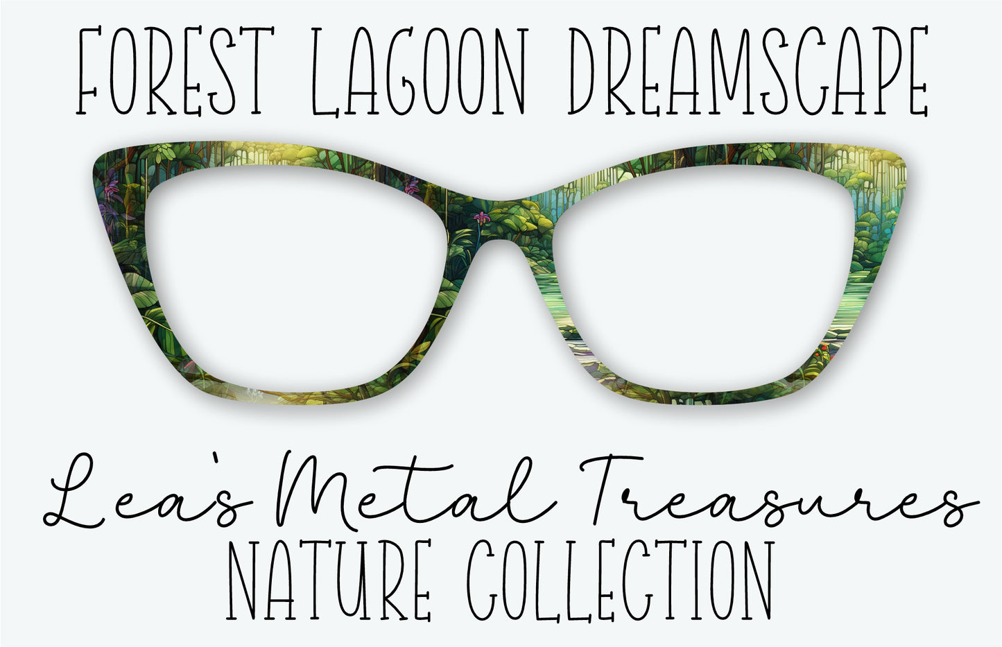 Forest Lagoon Dreamscape Eyewear Frame Toppers