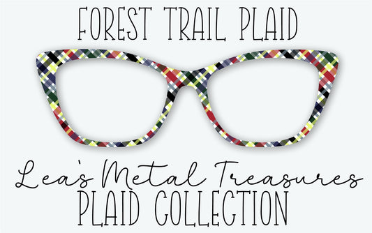 FOREST TRAIL PLAID Eyewear Frame Toppers • MARCH 2026 TOPPER OF THE MONTH