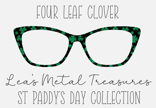 FOUR LEAF CLOVER Eyewear Frame Toppers COMES WITH MAGNETS