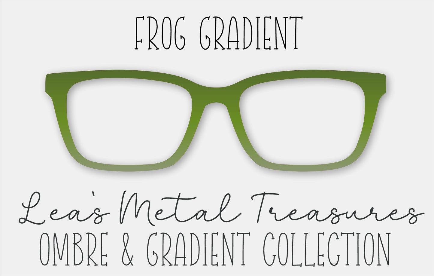 Frog Gradient • Magnetic Eyeglasses Topper