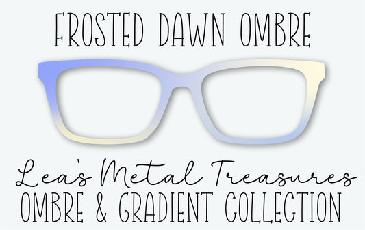 Frosted Dawn Ombre Eyewear Frame Toppers