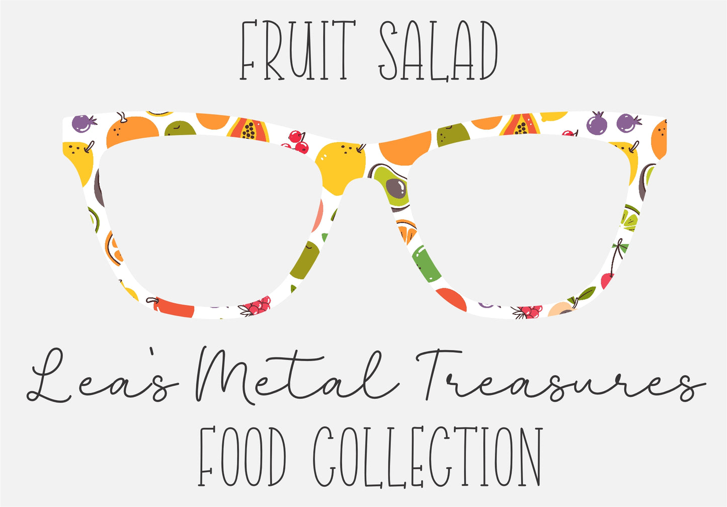 FRUIT SALAD Eyewear Frame Toppers COMES WITH MAGNETS