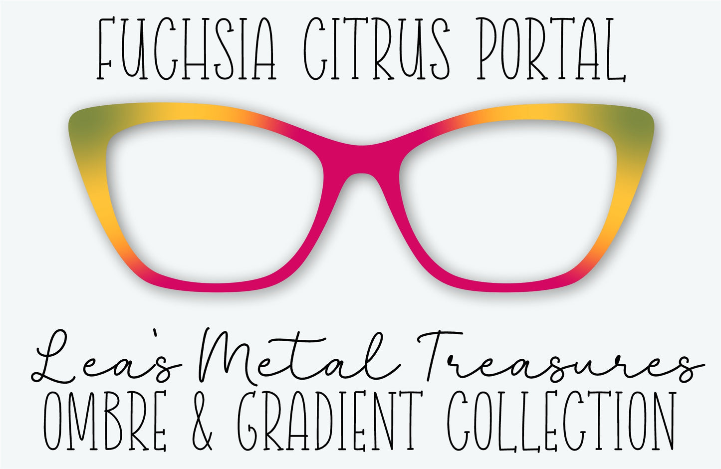 FUCHSIA CITRUS PORTAL Eyewear Frame Toppers