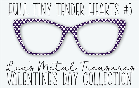 Full Tiny Tender Hearts 5 Eyewear Frame Toppers