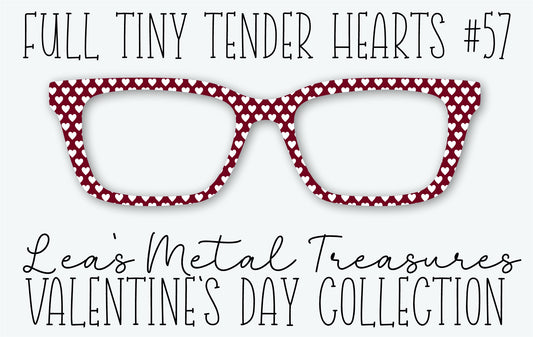 Full Tiny Tender Hearts 57 Eyewear Frame Toppers