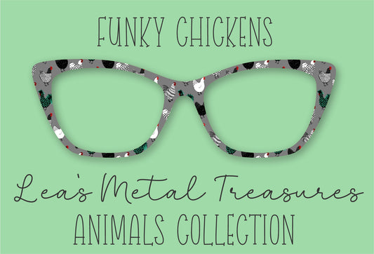 FUNKY CHICKENS Eyewear Frame Toppers COMES WITH MAGNETS