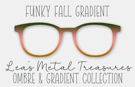 Funky Fall Gradient Eyewear Frame Toppers COMES WITH MAGNETS