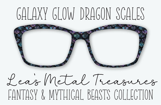 Galaxy Glow Dragon Scales Eyewear Frame Toppers