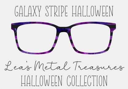 GALAXY STRIPE HALLOWEEN Eyewear Frame Toppers COMES WITH MAGNETS