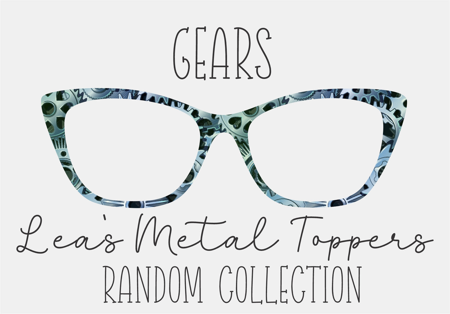 GEARS Eyewear Frame Toppers COMES WITH MAGNETS