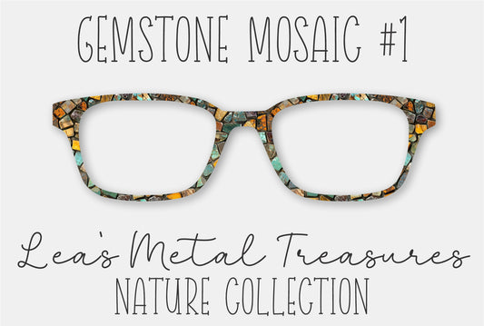 Gemstone Mosaic 1 Eyewear Frame Toppers Comes WITH MAGNETS