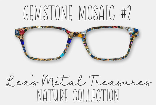 Gemstone Mosaic 2 Eyewear Frame Toppers Comes WITH MAGNETS