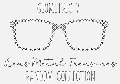 GEOMETRIC 7 Eyewear Frame Toppers COMES WITH MAGNETS