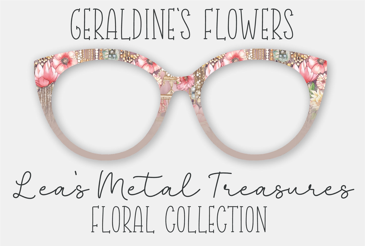 Geraldine's Flowers Eyewear Frame Toppers