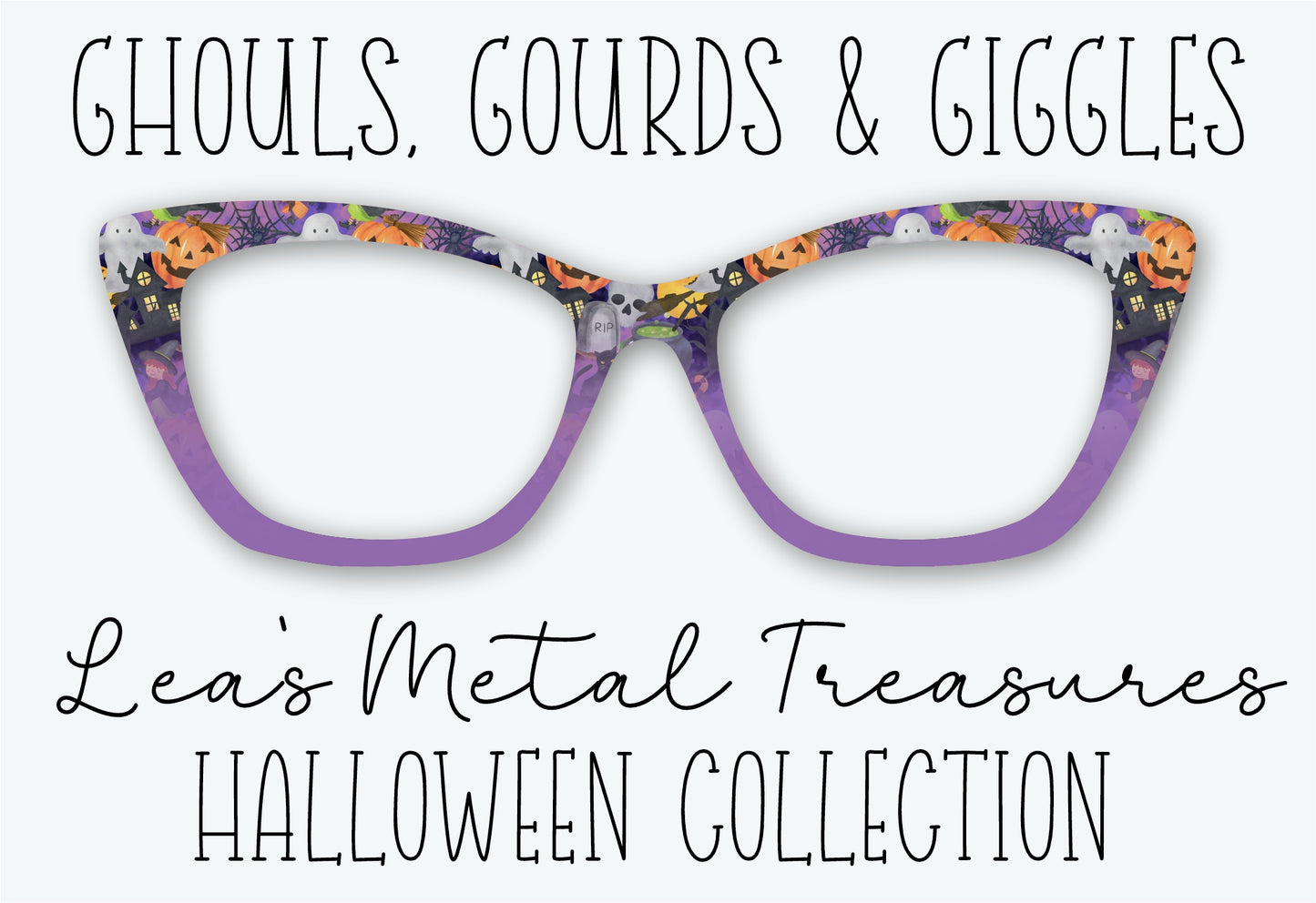 GHOULS, GOURDS & GIGGLES Eyewear Frame Toppers