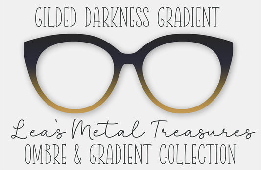 Gilded Darkness Gradient Eyewear Frame Toppers