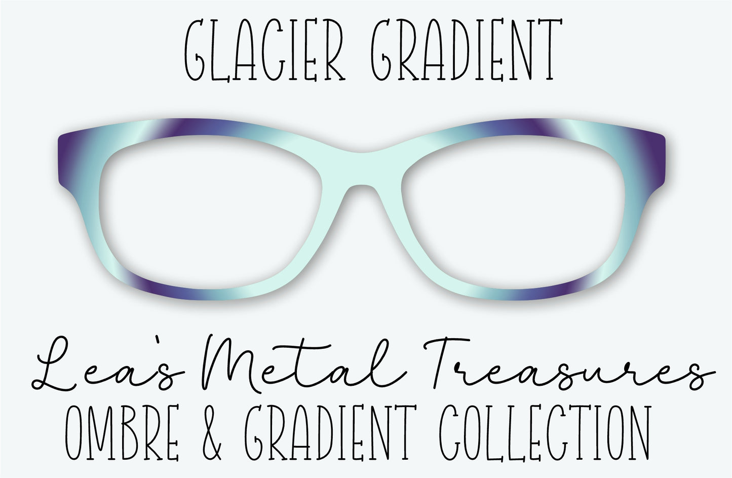 Glacier Gradient Eyewear Frame Toppers