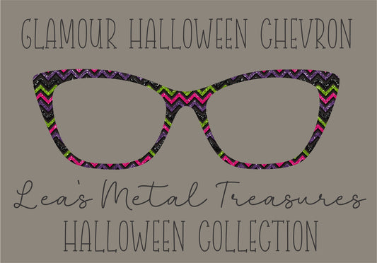GLAMOUR HALLOWEEN CHEVRON Eyewear Frame Toppers COMES WITH MAGNETS