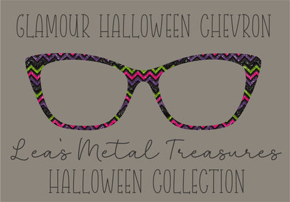 GLAMOUR HALLOWEEN CHEVRON Eyewear Frame Toppers COMES WITH MAGNETS