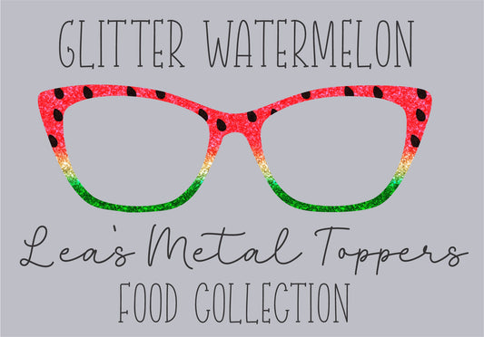 GLITTER WATERMELON Eyewear Frame Toppers COMES WITH MAGNETS
