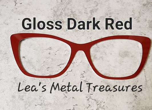 Gloss Dark Red Naked Collection - Eyeglasses Cover - Comes with Magnets