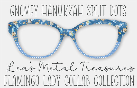 GNOMEY HANUKKAH SPLIT DOTS • Flamingo Lady Collab