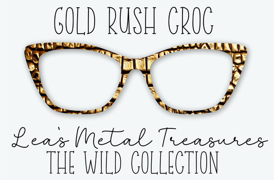 GOLD RUSH CROC Eyewear Frame Toppers