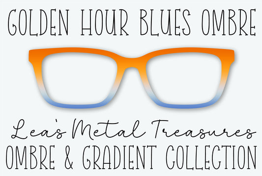 GOLDEN HOUR BLUES OMBRE Eyewear Frame Toppers