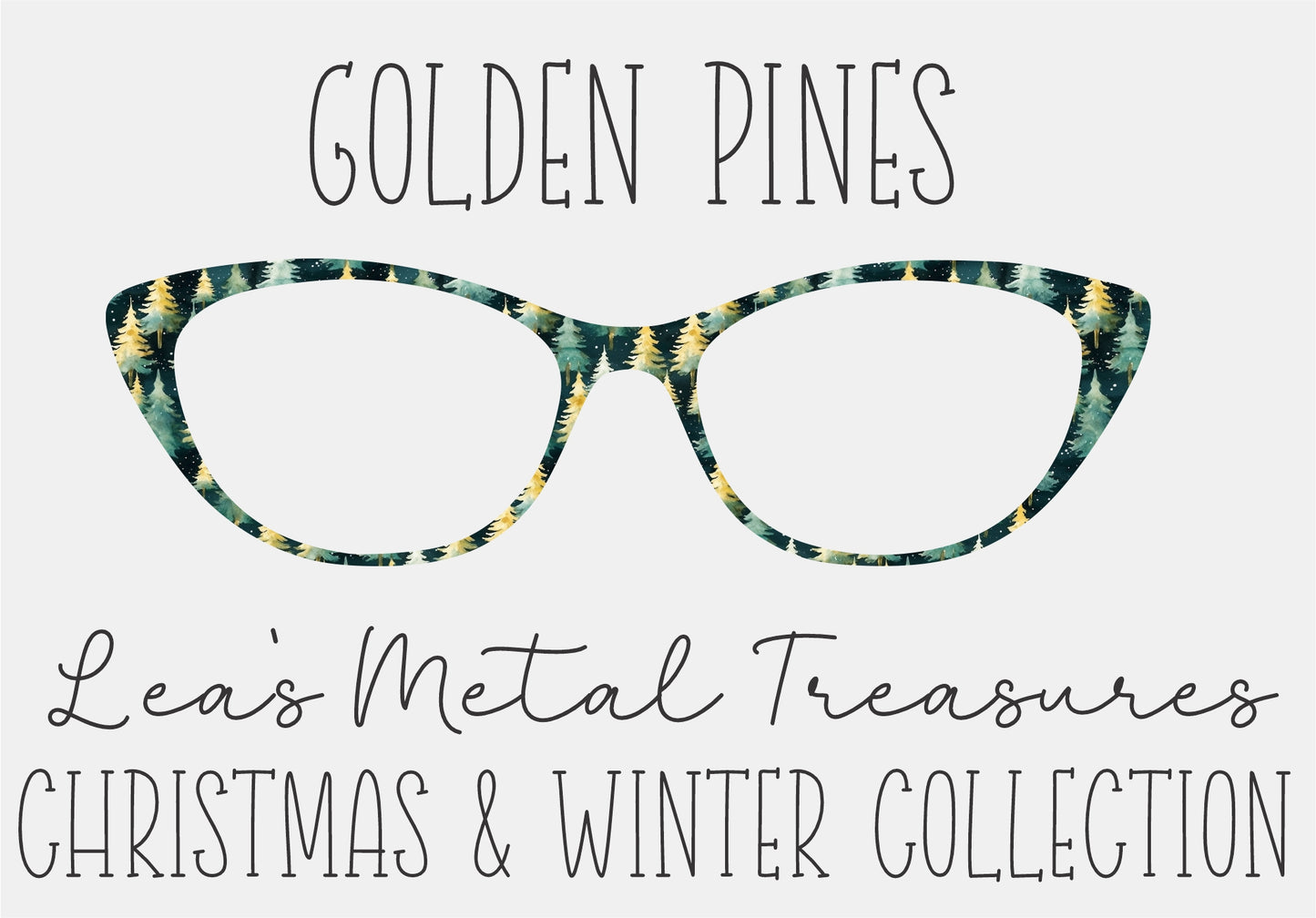 GOLDEN PINES Eyewear Frame Toppers COMES WITH MAGNETS