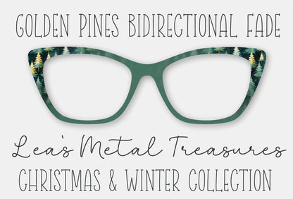 Golden Pines Bidirectional Fade Eyewear Frame Toppers COMES WITH MAGNETS