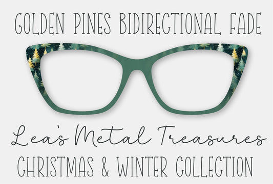 Golden Pines Bidirectional Fade Eyewear Frame Toppers COMES WITH MAGNETS