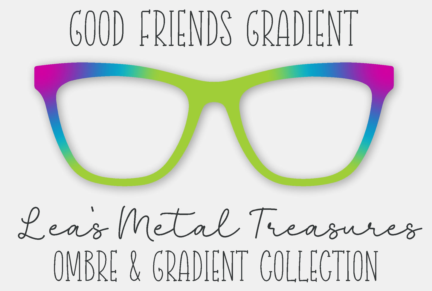 Good Friends Gradient Eyewear Frame Toppers