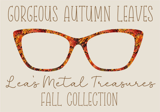 GORGEOUS AUTUMN LEAVES Eyewear Frame Toppers COMES WITH MAGNETS