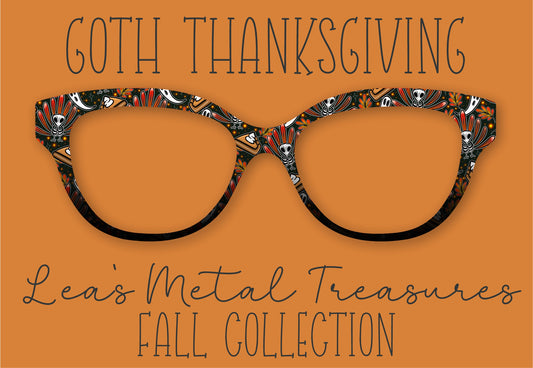 Goth Thanksgiving Eyewear Frame Toppers COMES WITH MAGNETS