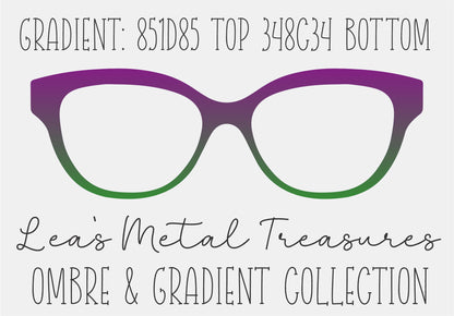Gradient 851d85 Top 348c34 Bottom TOPPER COMES WITH MAGNETS