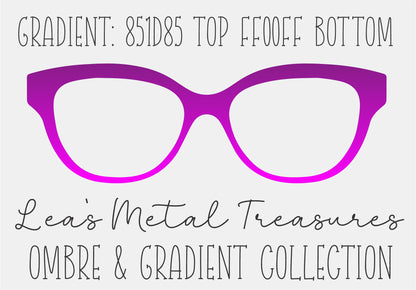 Gradient 851d85 Top FF00FF bottom TOPPER COMES WITH MAGNETS