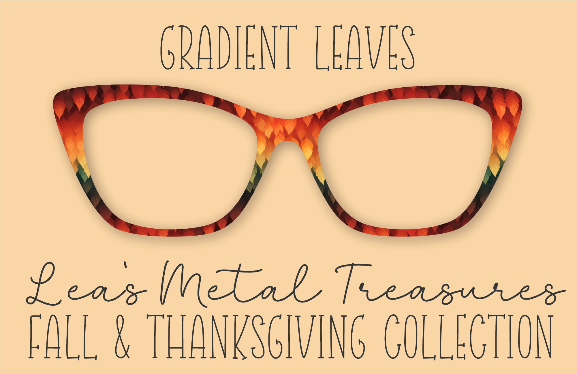 GRADIENT LEAVES Eyewear Frame Toppers – Twinkle Twinkle Tees