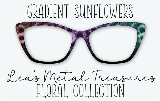 Gradient Sunflowers Eyewear Frame Toppers
